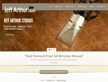 Tablet Screenshot of jeffarthur.com